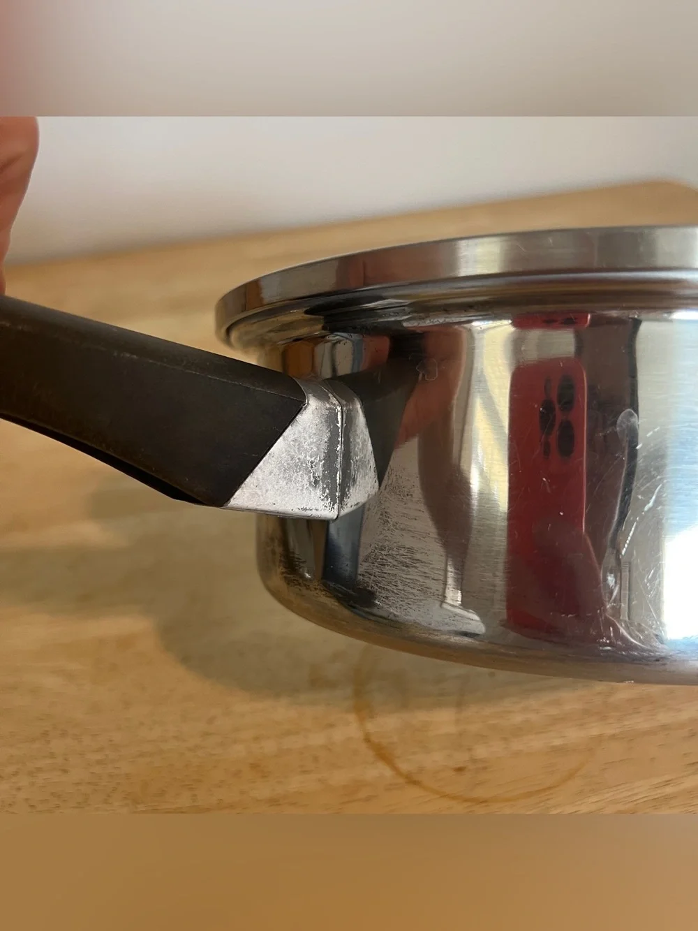 Amway Queen Cookware 1.5 Pot Qt 18/8 Stainless Steel 3-Ply Saucepan NO LID USA